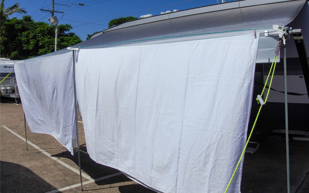 Caravan Rollout Awning Clothesline