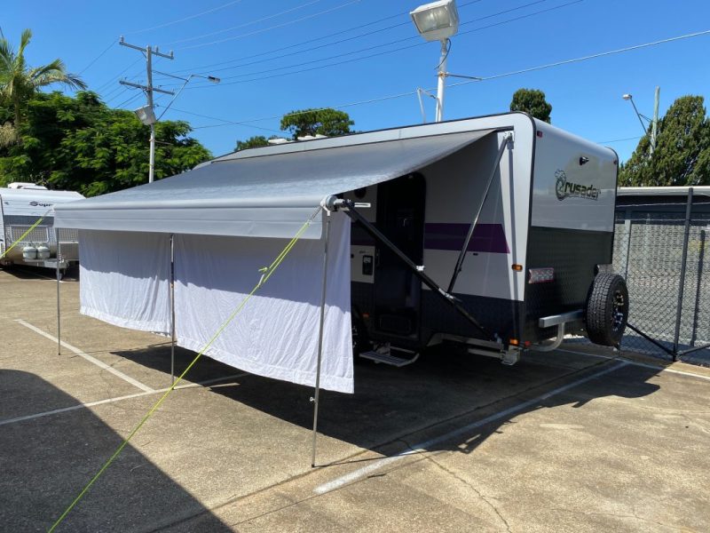 RV & Caravan Awning Clothesline Under the Awning All-in-One